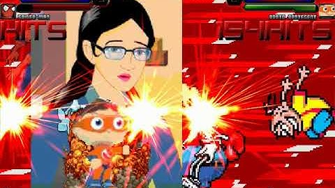 M.U.G.E.N: Team Fido-Fido Vs Team Johnny Bravo