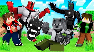 ESCOLHA o NOVO OMNITRIX REALISTA de BEN 10 pra BATALHAR no MINECRAFT