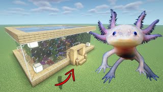 How To Live Inside an Axolotl Farm in Minecraft PE