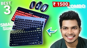 best wireless keyboard and mouse under 1500 small tkl portronics key2,logitech mk240 nano,zeb 114
