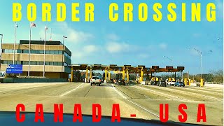 Border crossing between canada and usa through blue water bridge
(sarnia - port huron). this is our normal routine as we been for more
t...
