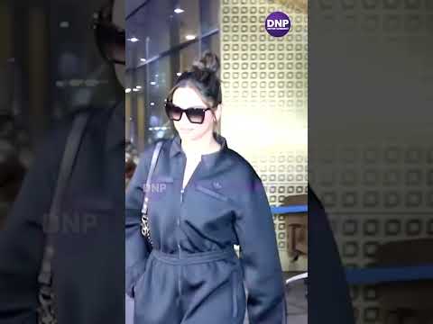 Deepika Padukone flaunts her all black attire at the airport  || DNP ENTERTAINMENT