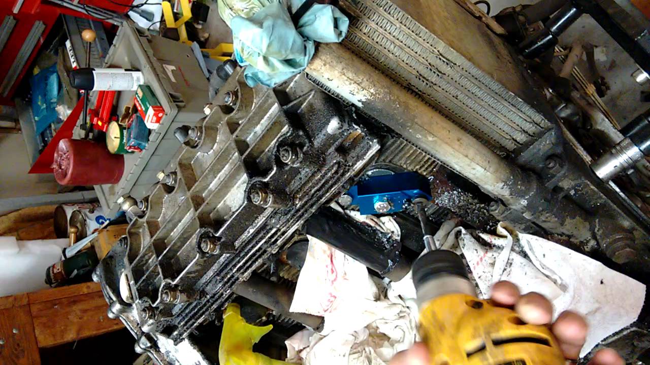 Porsche 930 Exhaust stud drill out. YouTube