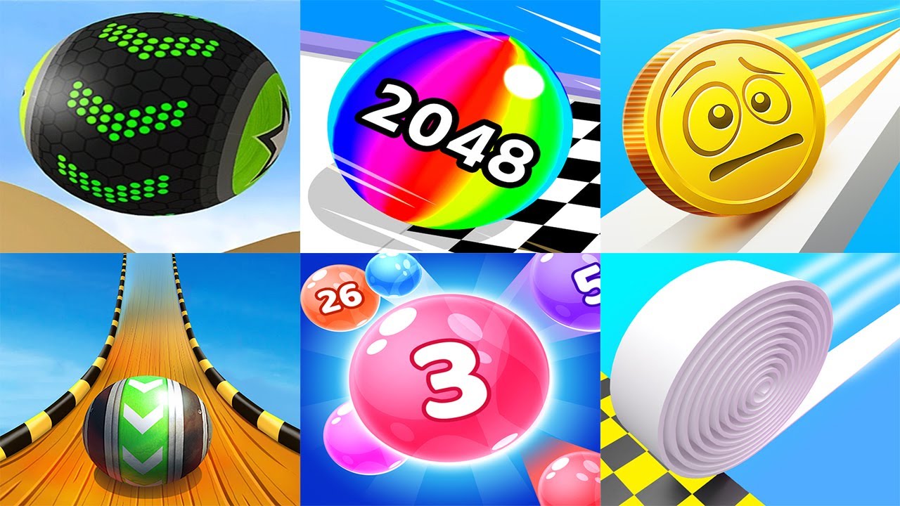 Going Balls VS Ball Run 2048 Coin Rush Sky Rolling Ball Marble Run Brick Builder Ep 1