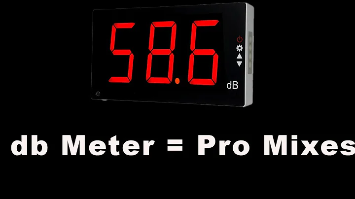 Decibel Meter = Pro Mixes, Best investment for Studio for HUGE low end!