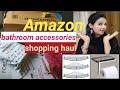 Amazon Bathroom organizations online shopping haul |   India bathroom storage( hindi) #abhalifestyle