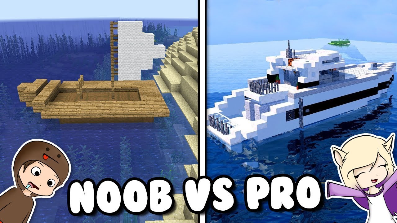 BARCO NOOB VS PRO EN MINECRAFT BOTE VS YATE - YouTube BARCO NOOB VS PRO EN MINECRAFT BOTE VS YATE - YouTube