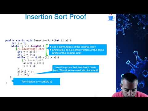 2b 10 insertion sort proving