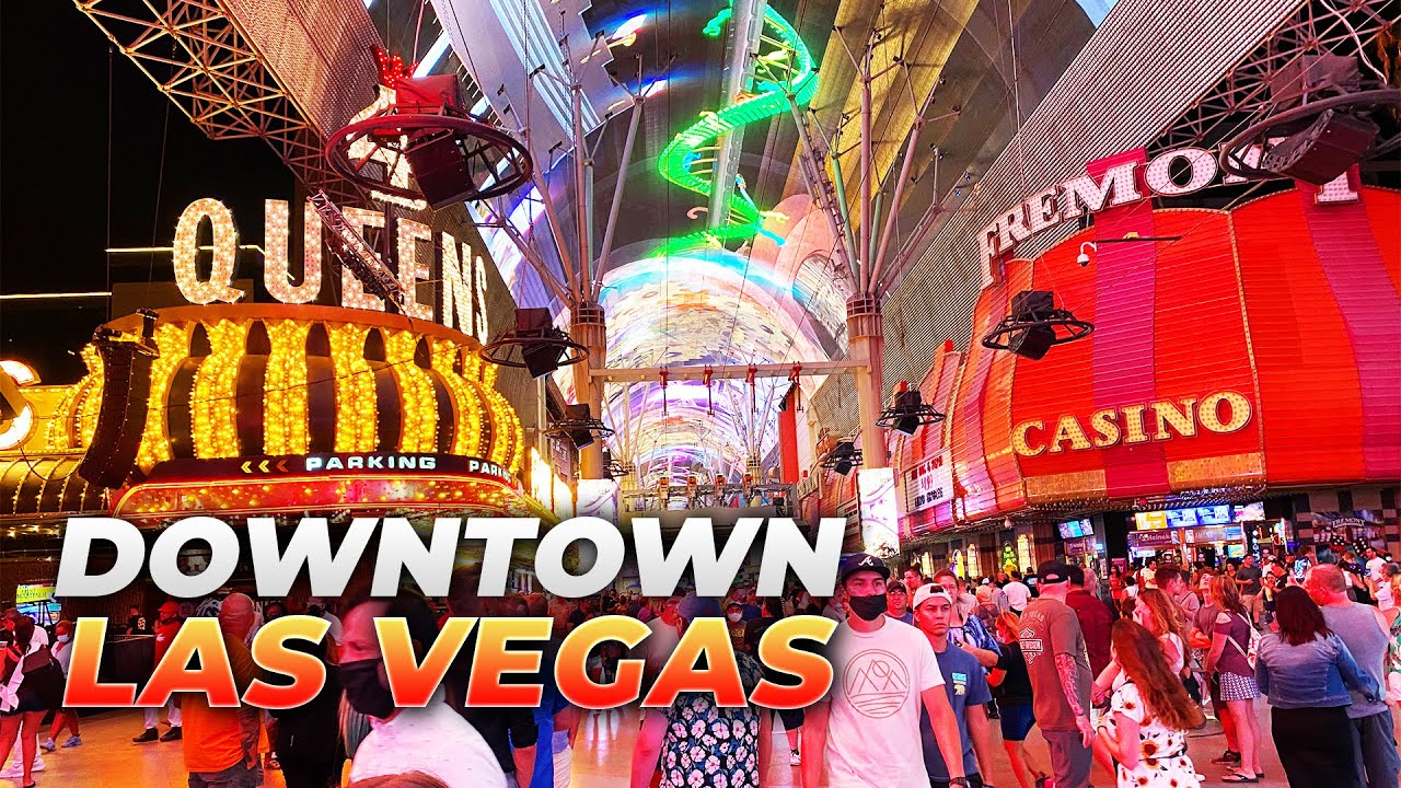 Walking Downtown Las Vegas - Fremont Street Experience - Youtube