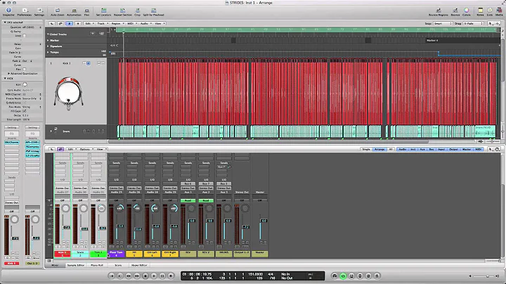 How To Create A Submix In Logic Pro 9 - Intro To Music Production (Week 3)