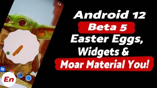 Android 12 Beta 5 New Features | Easter Eggs | Widgets | Moar Material You screenshot 2