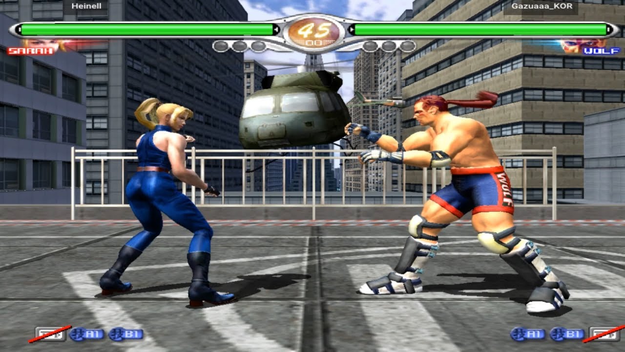 Virtua Fighter 4 Final Tuned バーチャファイター4 Heinell (kr) vs