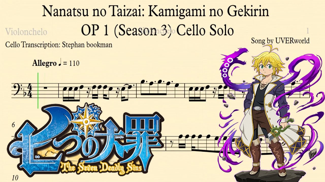 Download Nanatsu No Taizai Season 3 Op 1 Sheet Music Video Youtube HD Wallpaper Nanatsu No Taizai Season 3 Op 1 Sheet Music Video Youtube Free