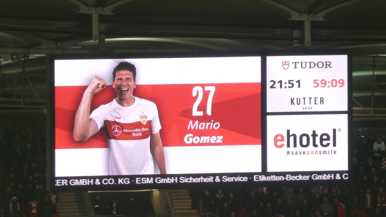 VfB vs. FCN - 59.': Tor Gomez = 2:1 (2019 live @ Mercedes-Benz Arena | Stuttgart)