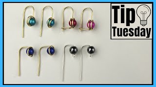 Minimalist Wire Earrings DIY Jewelry Making Tutorial