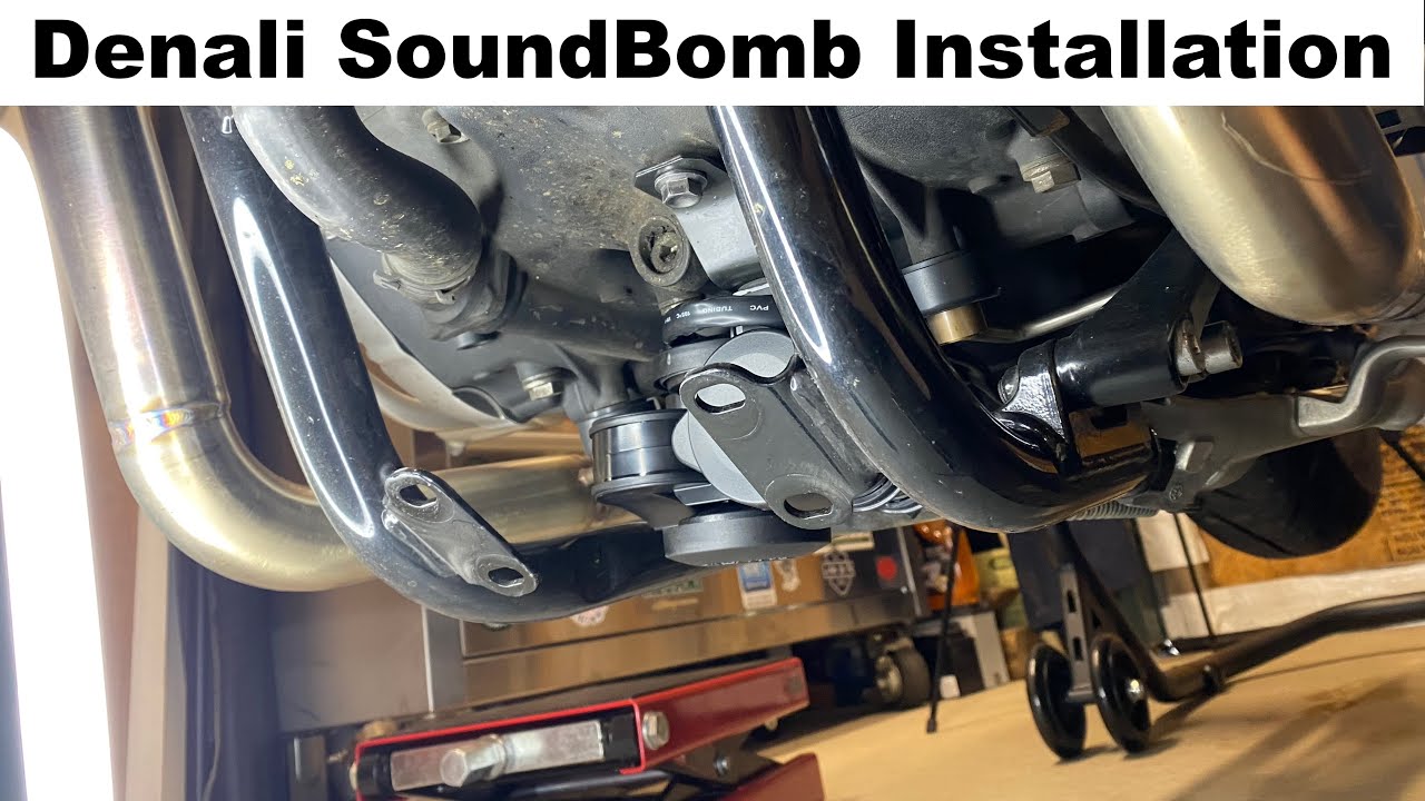 Denali SoundBomb Installation on a 2018 Triumph Bobber YouTube
