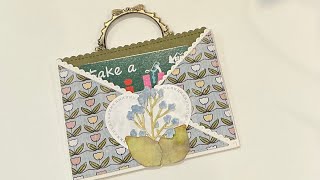 Gift card holder share, using My Creative Time Criss Cross Card Die MCT-D598