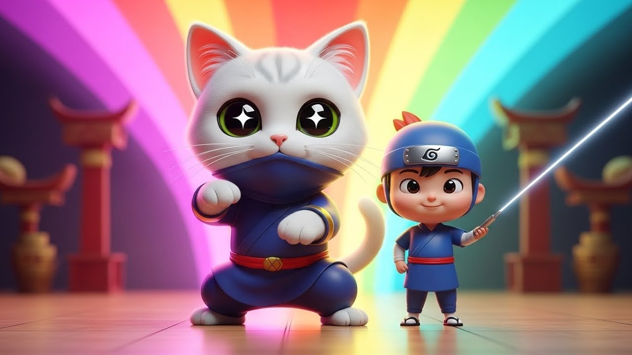 Сборник детских песен про кота-ниндзя и Красную Точку, а также множество других забавных песен!