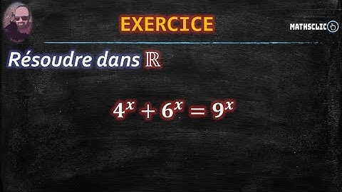 MATHSCLIC EXERCICE : RÉSOLUTION D