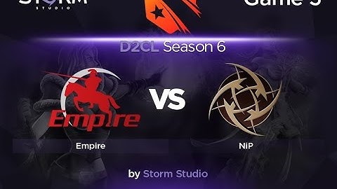 Empire vs NiP, D2CL S6,  game 3