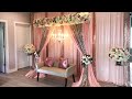 DIY- Chandelier Wedding Backdrop Diy-Elegant Stage Setup