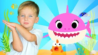 Акулёнок Baby shark дождик дождик Rain Rain от Левий Лев