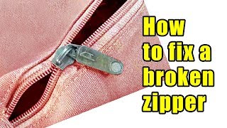 How to Fix a Broken Zipper: Repair Stuck or Separated Zippers