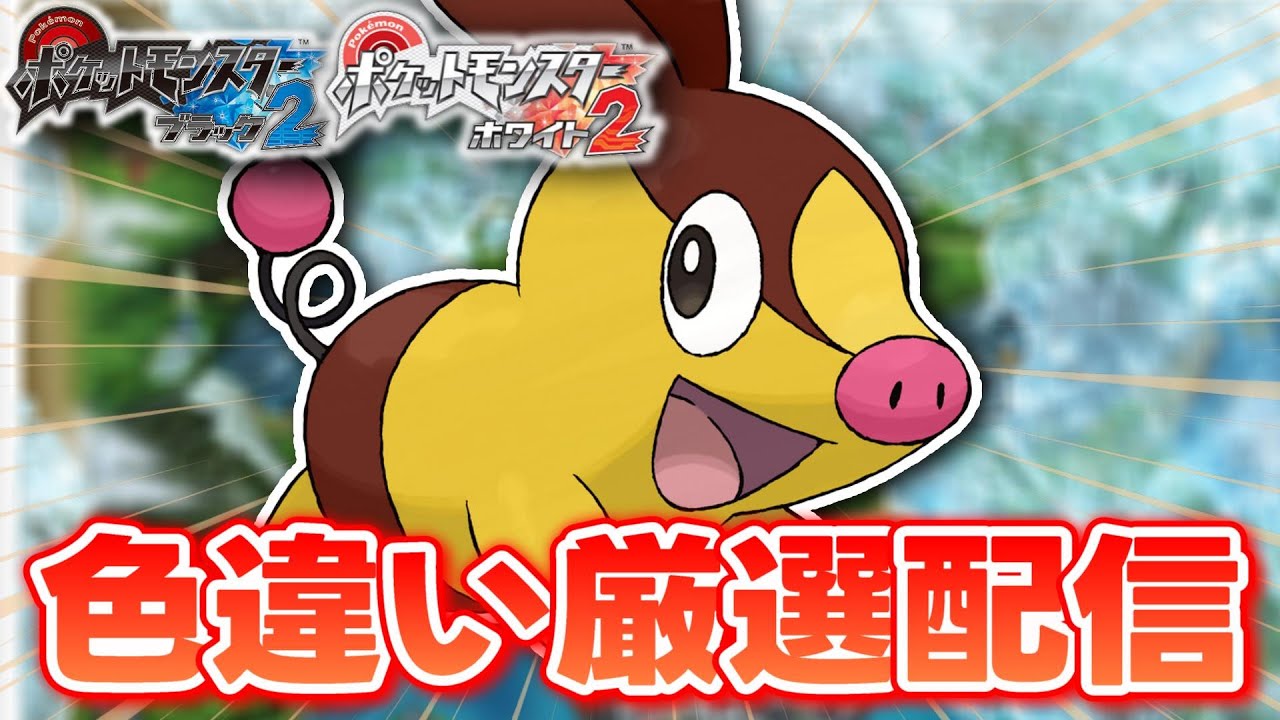 ポケモンBW2】色違いしか使ってはいけない色違い縛り実況 ポカブ編