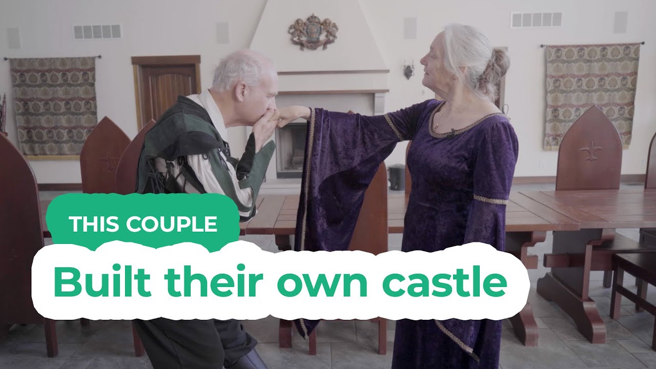 This couple built their own castle