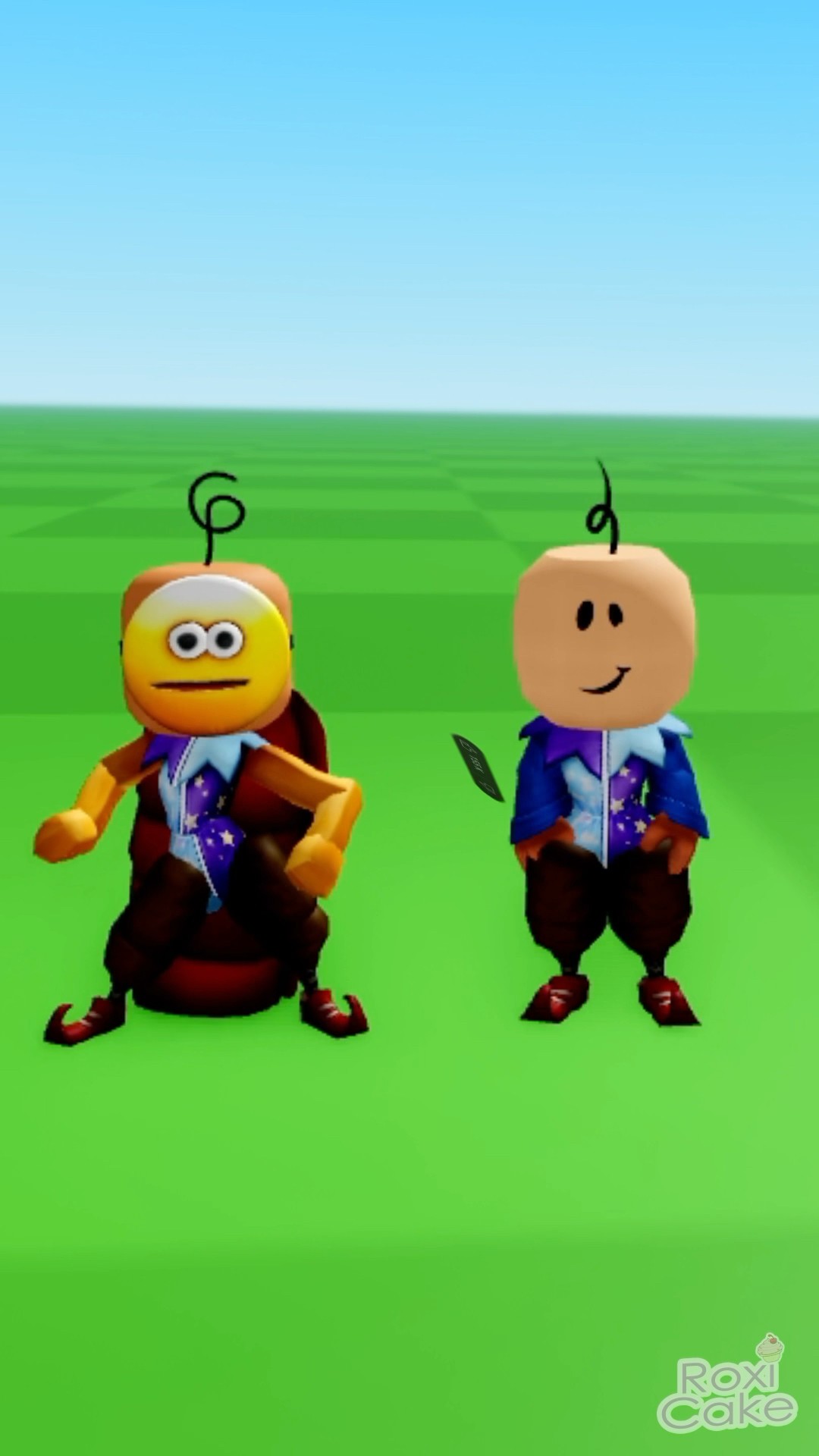 MIS AMIGOS REDISEÑAN MI SKIN DE ROBLOX :D  #SHORTS #ROBLOX