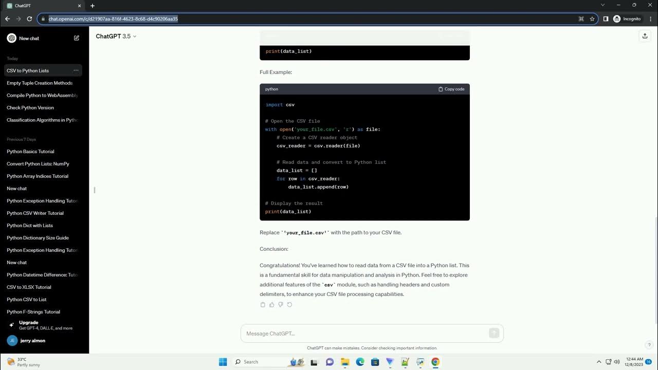 csv-to-python-list-youtube