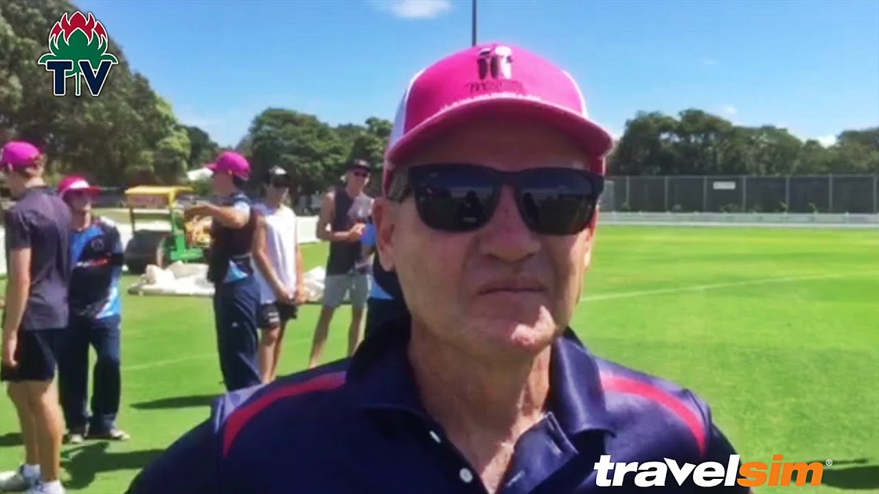 Club President Andrew Fraser on Grahams Reserve