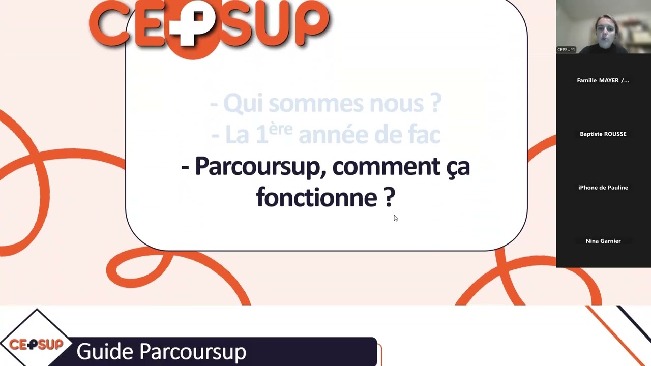 Comment faire ses vœux Parcoursup pour la L1SPS de Reims ?
