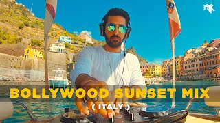 DJ NYK - Bollywood Sunset Mix (Italy) at Vernazza, Cinque Terre | 2023 - current remixes of old songs