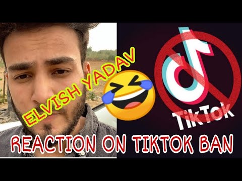 Elvish yadav funny reaction on tiktok ban 🤣 