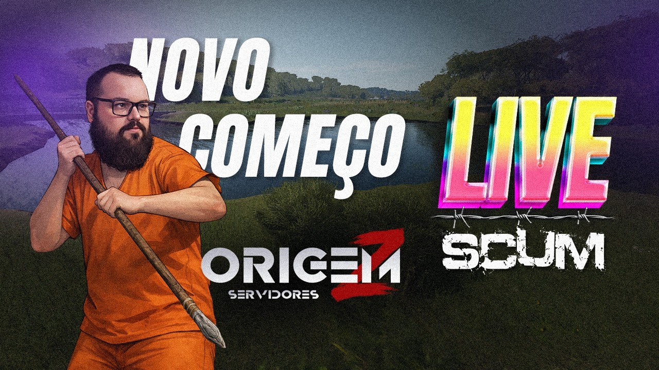 ORIGEM Z CHEGOU NO SCUM - EU QUERO É TRETA! (LIVE COM DELAY CONTRA GHOST)