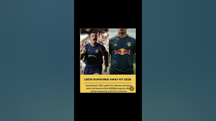 Reported Leeds united away shirt 25/26 season #leedsunited #mot #jsytalksfootball #alaw