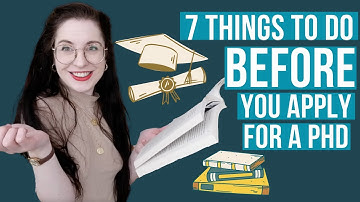 Preparing a PhD Application