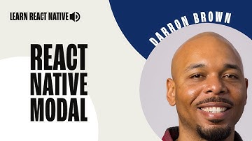 React Modal Live Walkthrough | Learn React Native