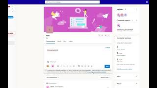 How to post announcement in Viva Engage