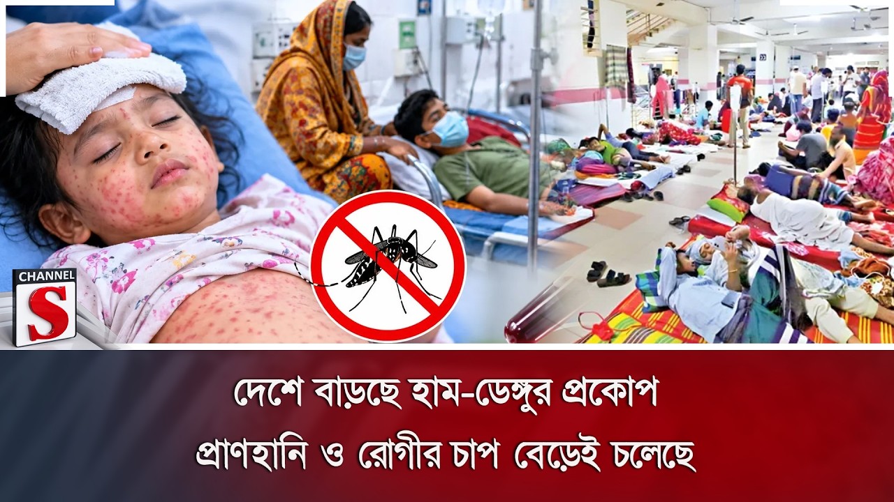 দেশে বাড়ছে হাম-ডেঙ্গুর প্রকোপ; প্রাণহানি ও রোগীর চাপ বেড়েই চলেছে | Channel S News