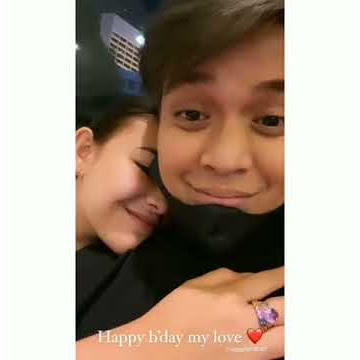 AMANDA CIUM BILLY DI ULANG TAHUN NYA