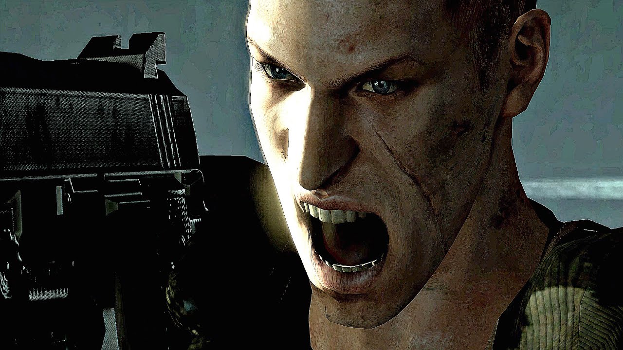 Resident Evil 6 - Jake Finds Out Chris Killed His Father Wesker (4K 60FPS)