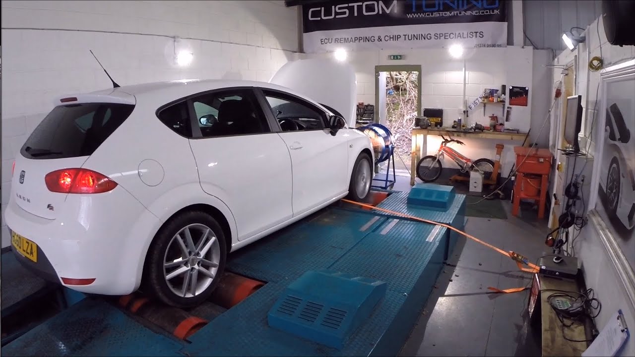 Seat Leon Fr 170 201ps 2 0tdi Remap On Dyno Rolling Road Youtube