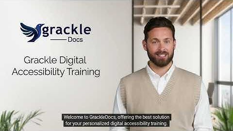 Grackle Digital Accessibility Training