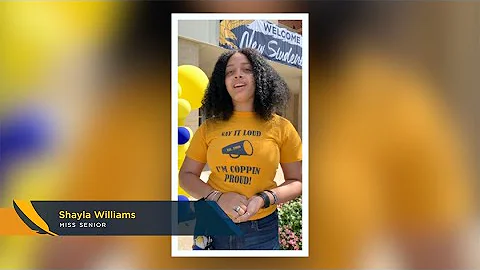 Shayla Williams (Miss Senior) shares CSU COVID inf...