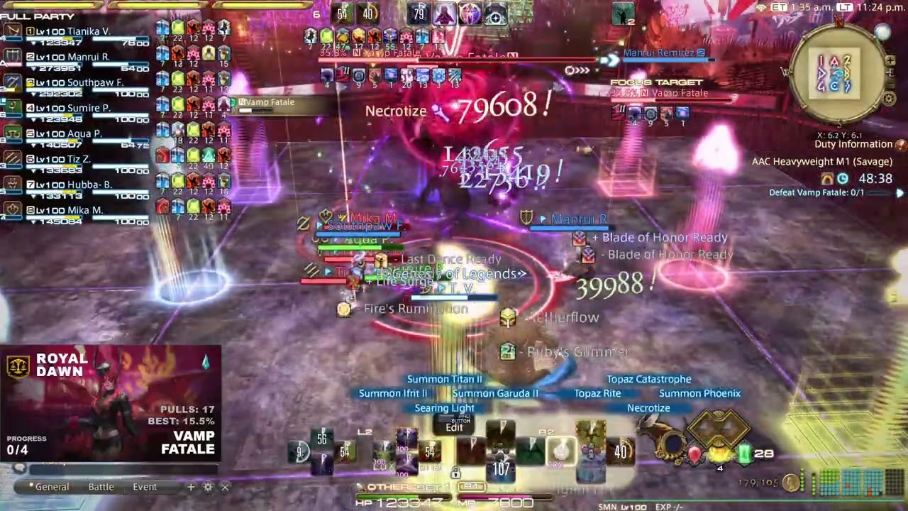 FFXIV M9S /w Royal Dawn (SMN POV)