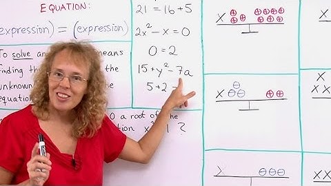 Solving equations - beginner lesson - examples with a pan balance