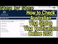 Vevo  australia visa verification   how to check australian visa status online  vevocheck