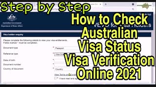 VEVO - Australia Visa Verification - | How to Check Australian Visa Status online  #VEVOCheck screenshot 5
